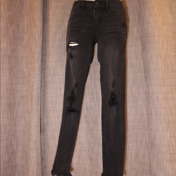 AEO Black Super Low Jegging - Picture 2 of 8